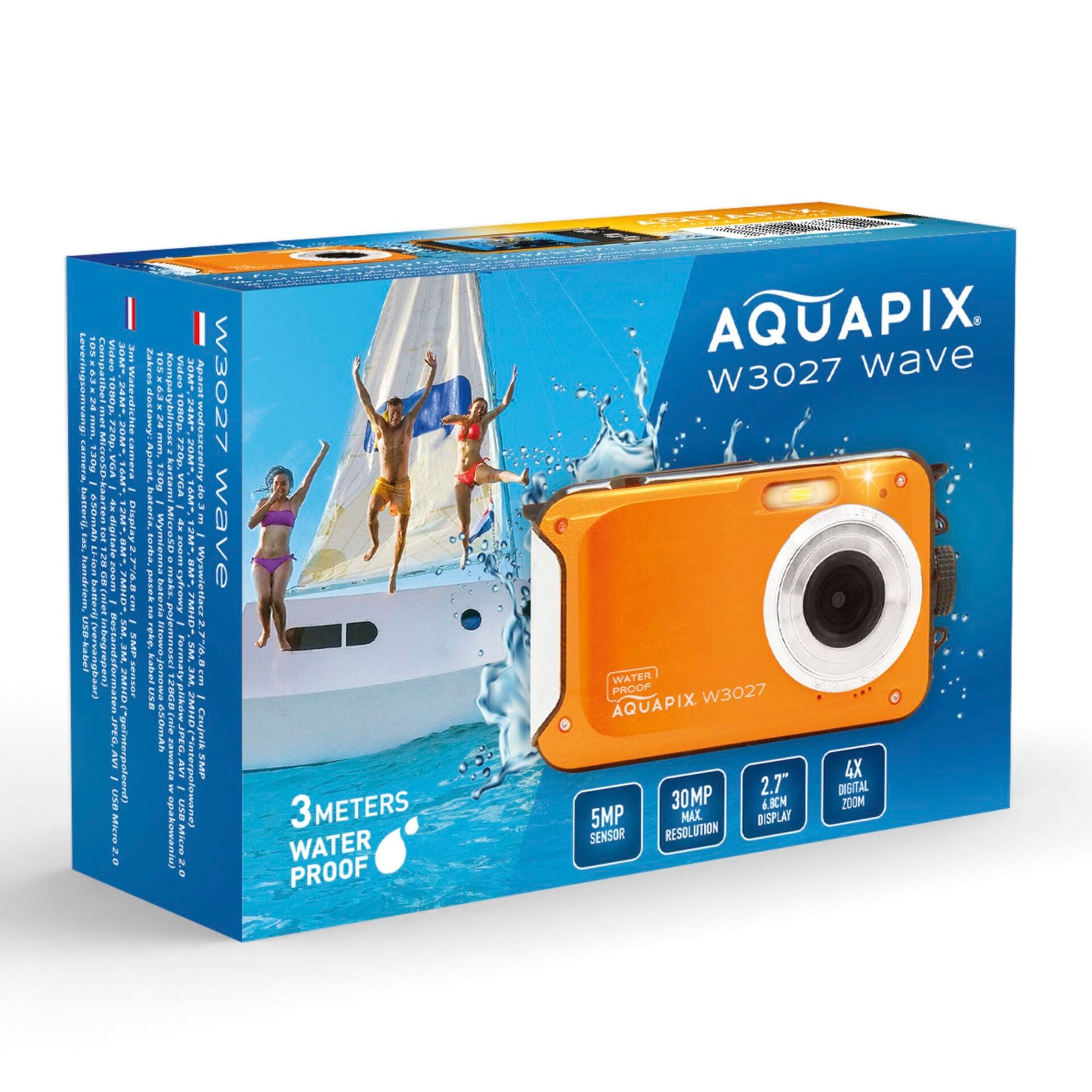 Easypix Aquapix W3027 Wave Orange