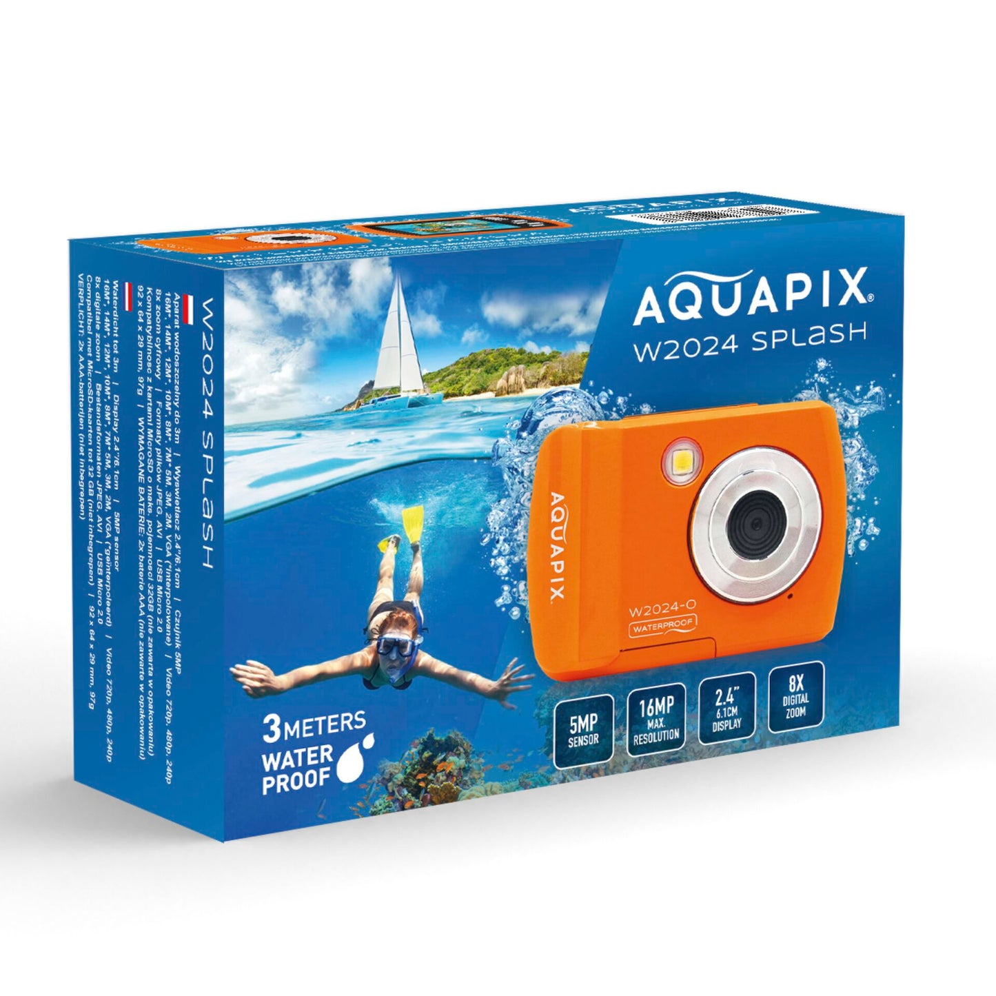 Easypix Aquapix W2024 Splash Orange