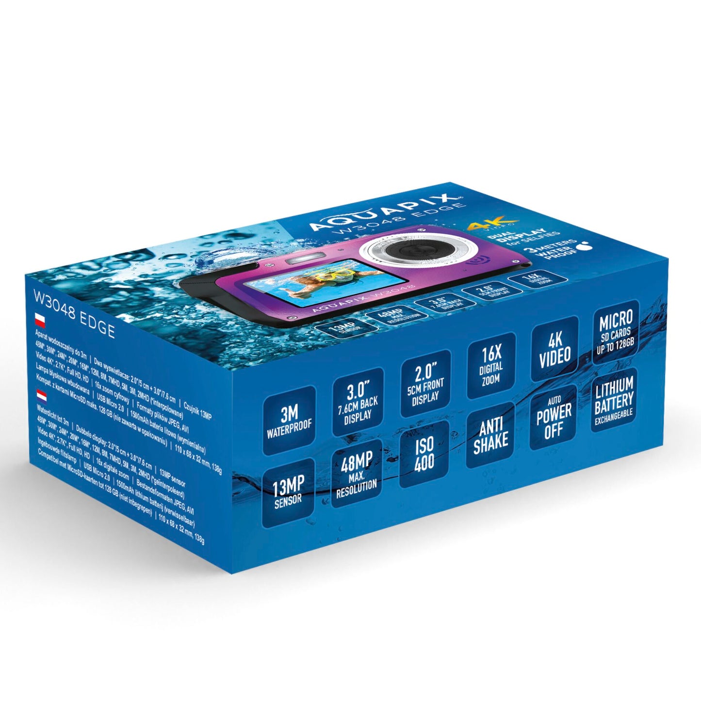 Easypix Aquapix W3048 Edge Violet