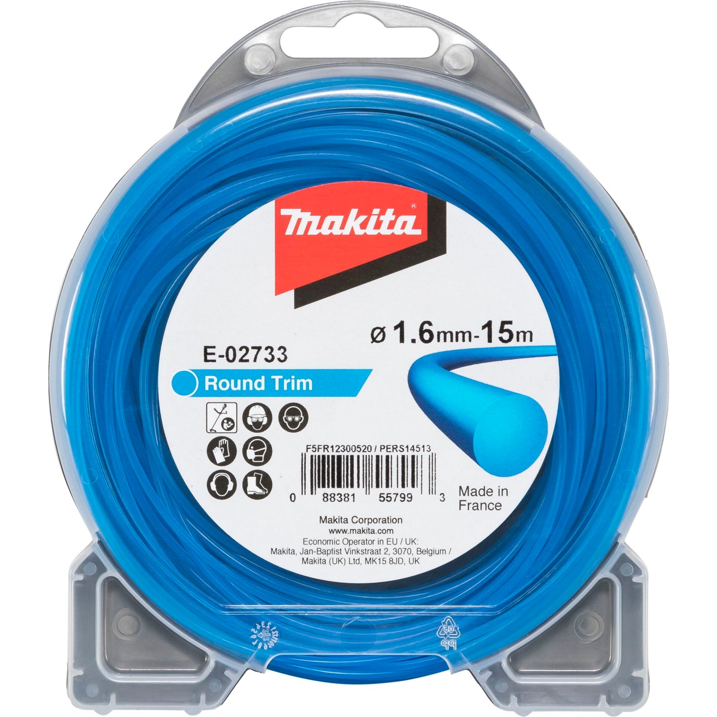 Makita E-02733 Mowing String round 1,6mmx15m