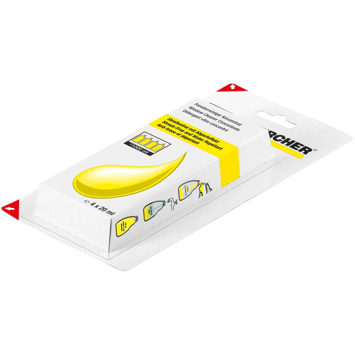 Kärcher Glass Cleaner Concentrate 4 x 20 ml