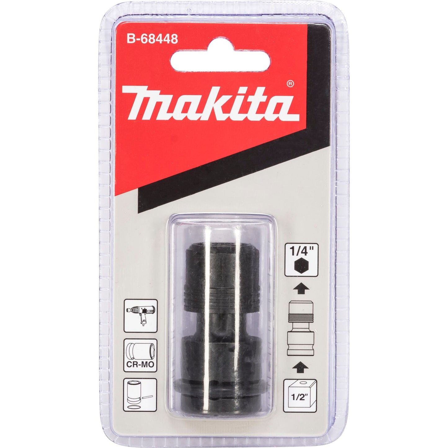 Makita B-68448 Bit-Adapter 1/2 4KT - 1/4 6K