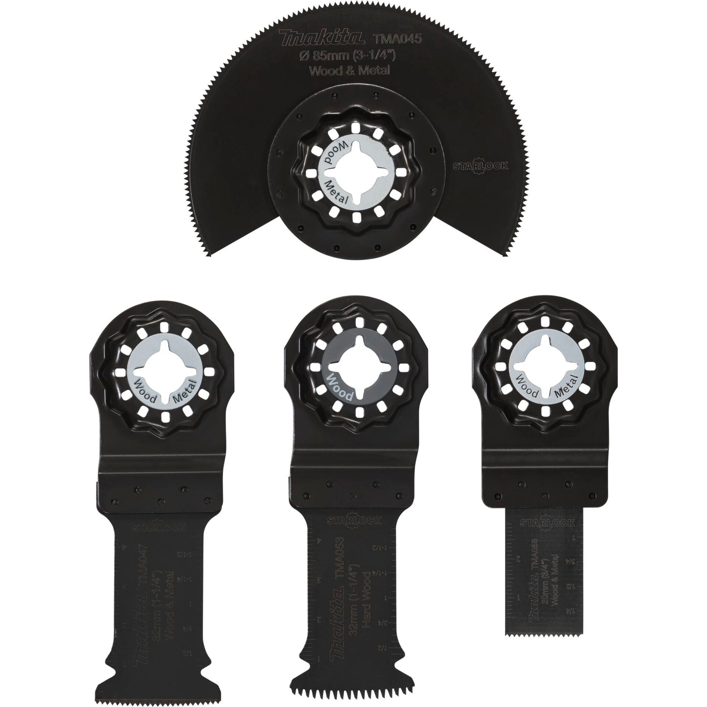 Makita B-67480 Plunge Cut Saw Blade Set 4pcs