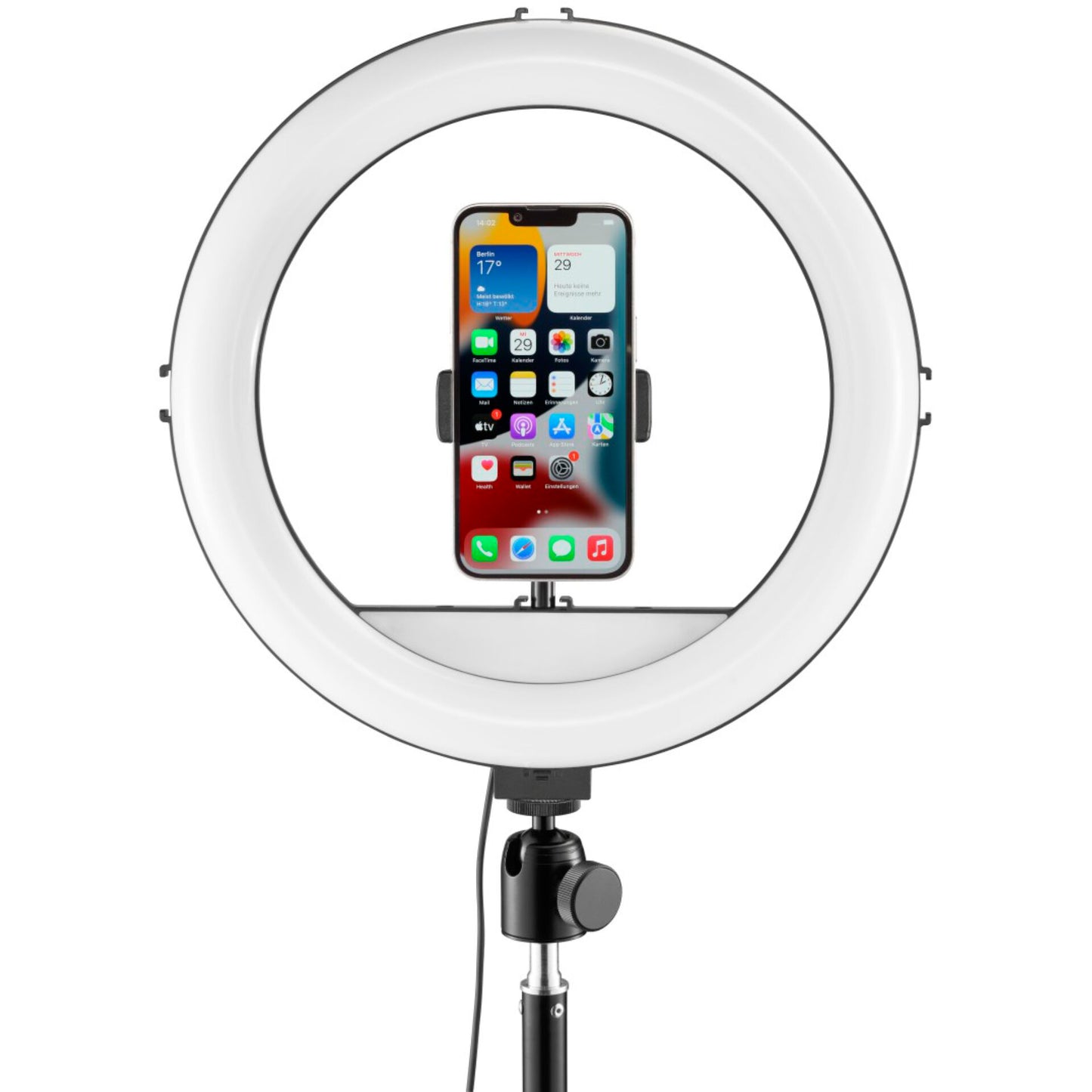 Hama SpotLight Steady 120 II LED Ringlight for Smartphone