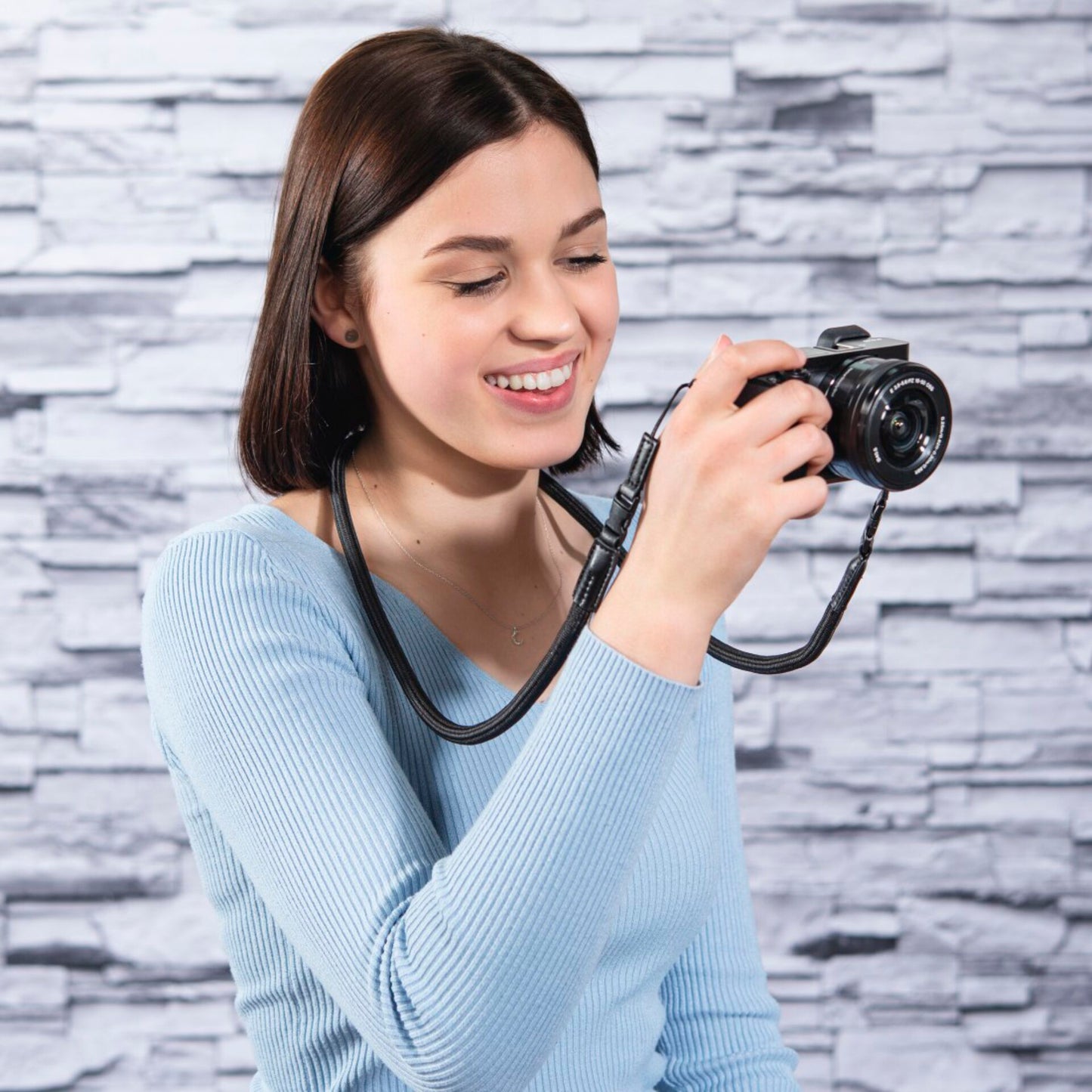 Hama Camera Strap Braid 120 black
