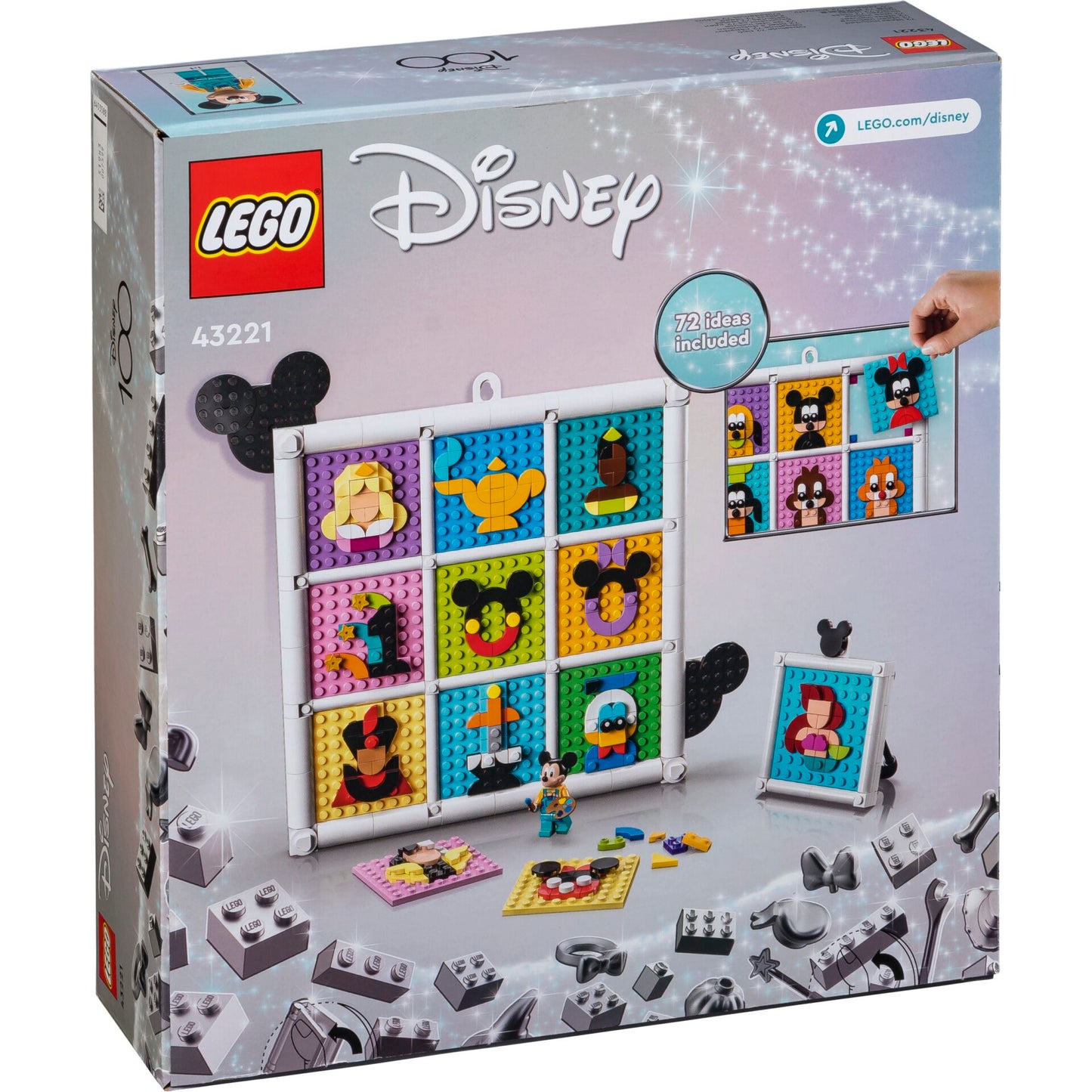 LEGO Disney 43221 100 Years of Disney Animation Icons
