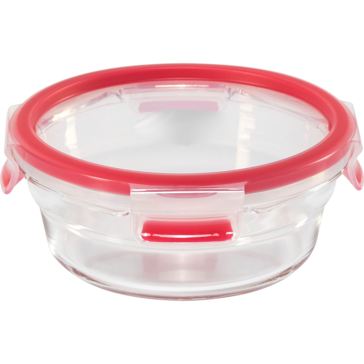Emsa Clip&Close Glass Food Container 600 ml red