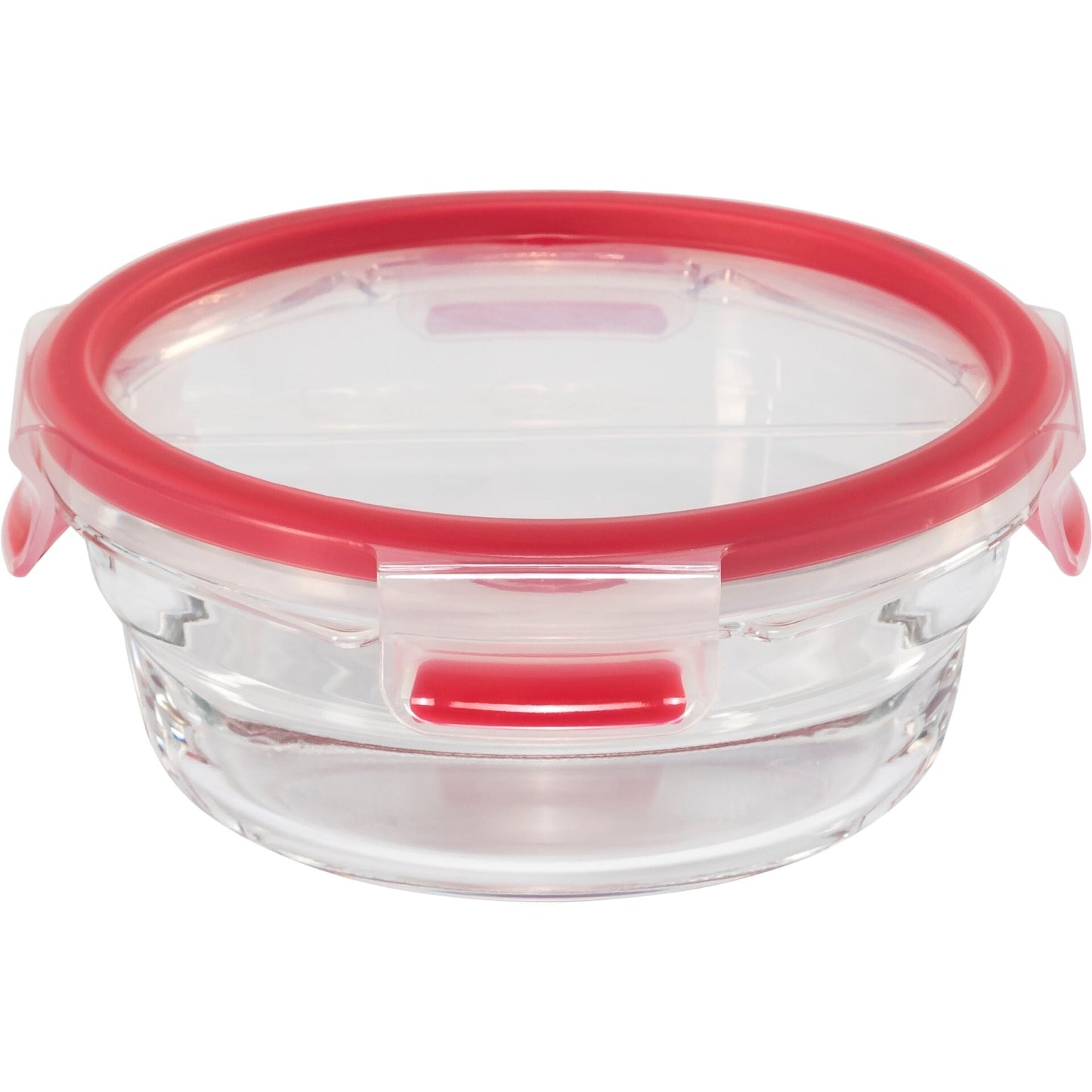 Emsa Clip&Close Glass Foos Container 500 ml red