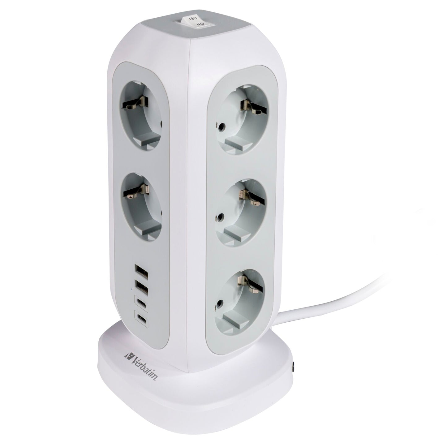 Verbatim EU Power Tower EUPT-01 11xAC / 2xUSB-A / 2xUSB-C 49547