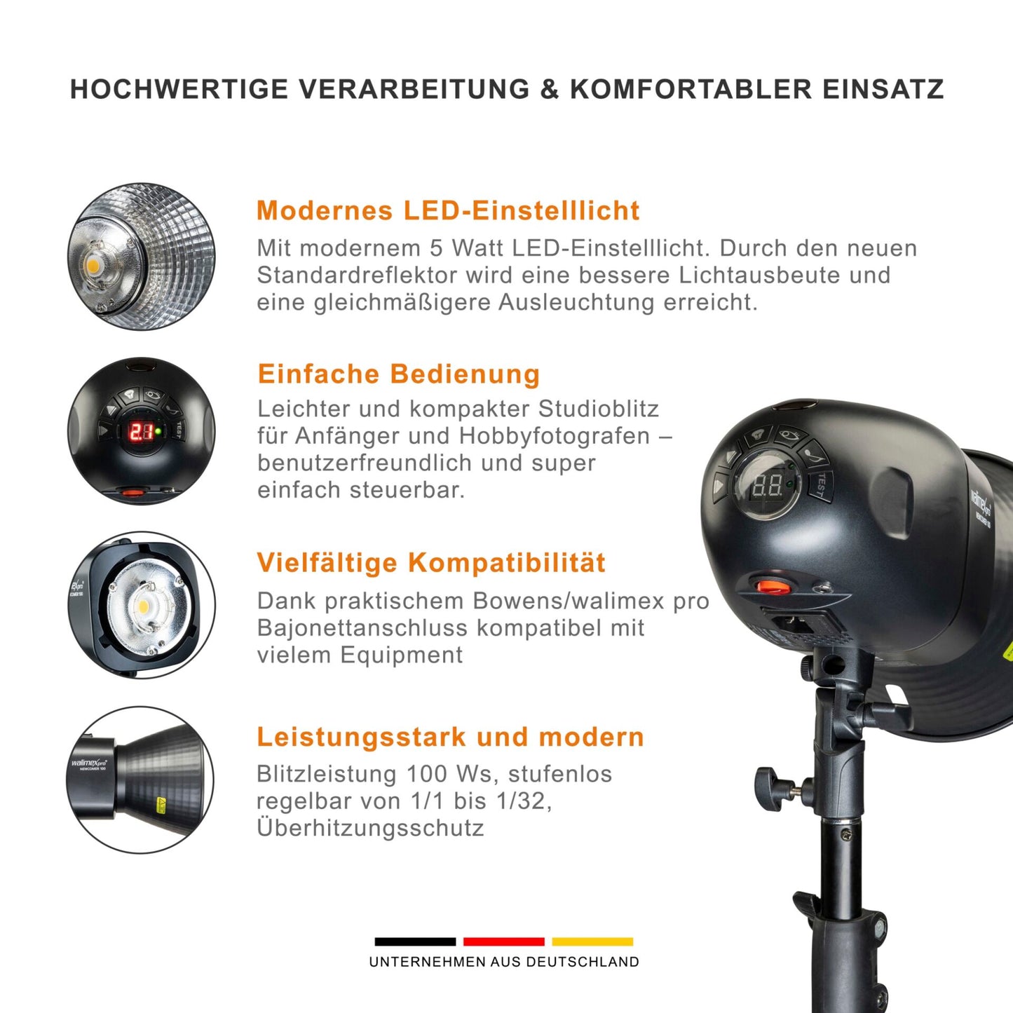 walimex pro Newcomer 100 II Set Single