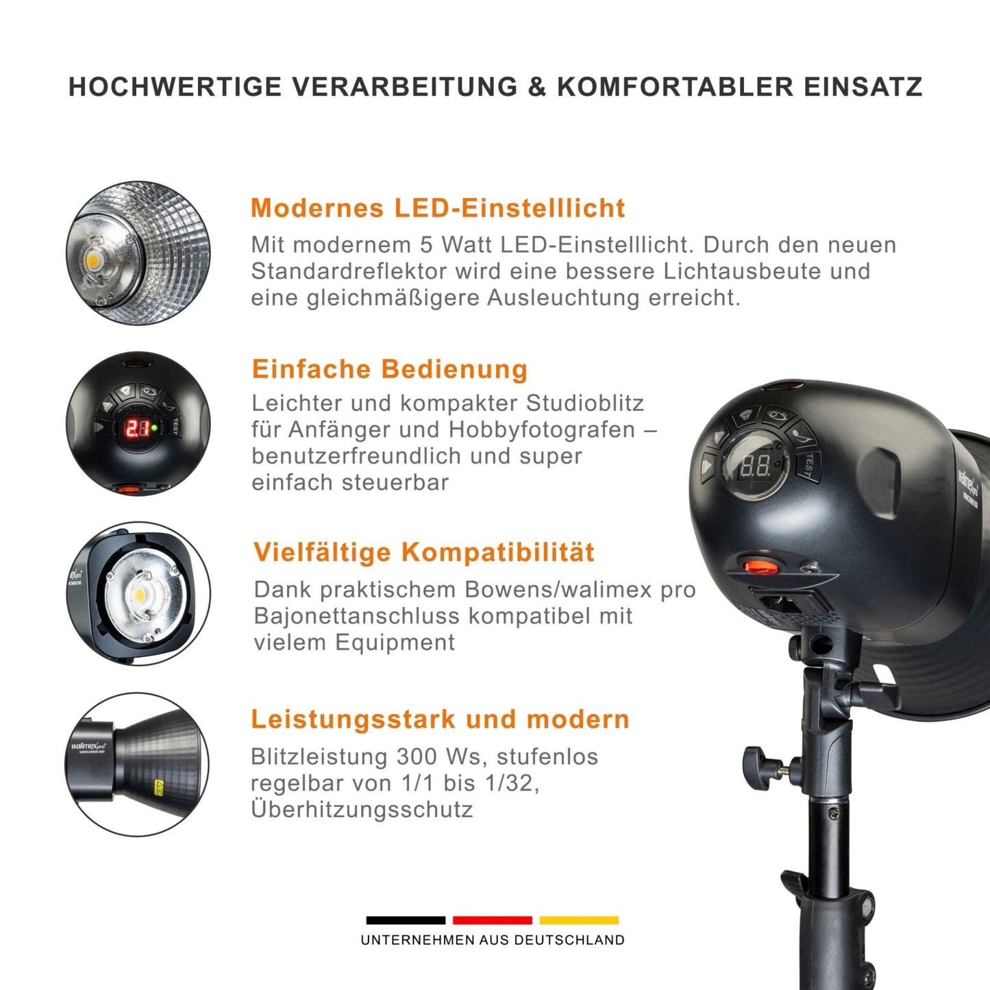 walimex pro Newcomer 300 II Set Double