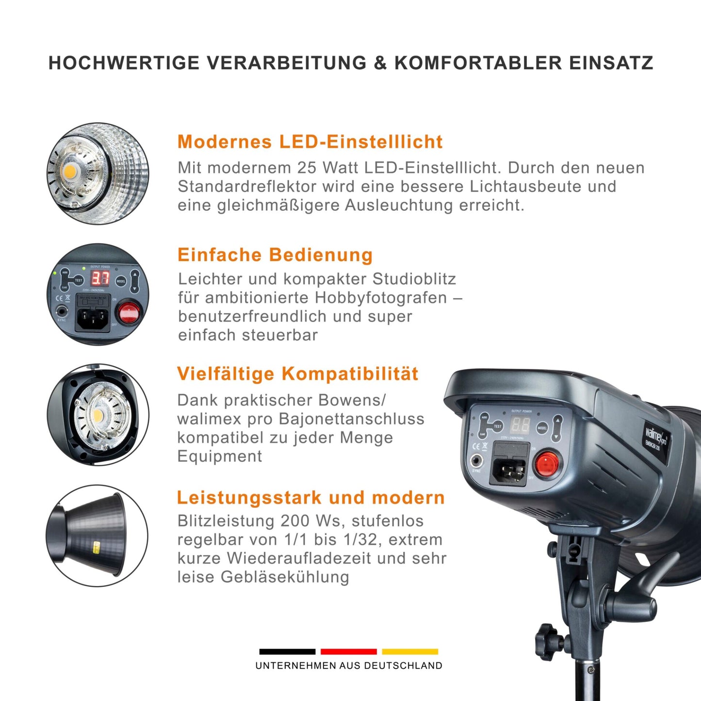 walimex pro Emerger 200 Set Double