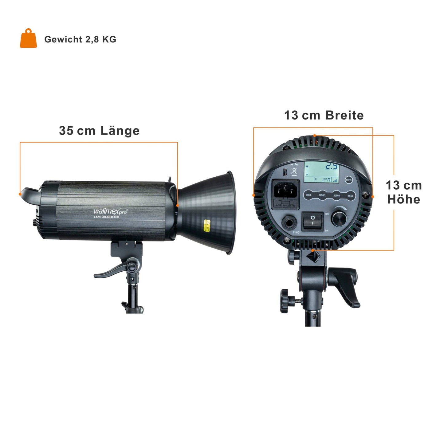 walimex pro Campaigner 400 HS Set Single