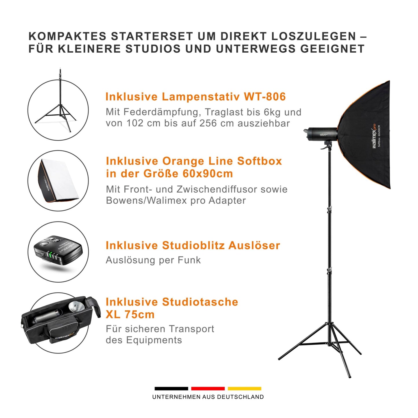walimex pro Campaigner 400 HS Set Single