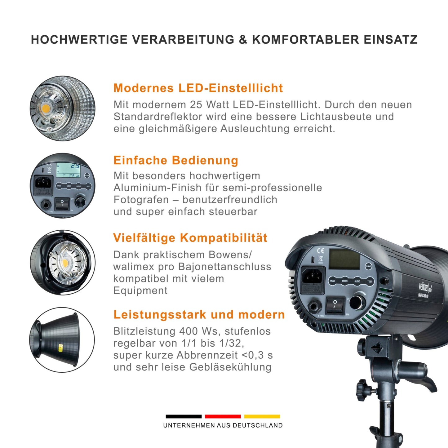 walimex pro Campaigner 400 HS Set Single