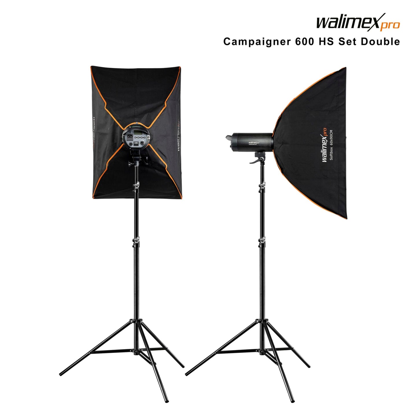 walimex pro Campaigner 600 HS Set Double