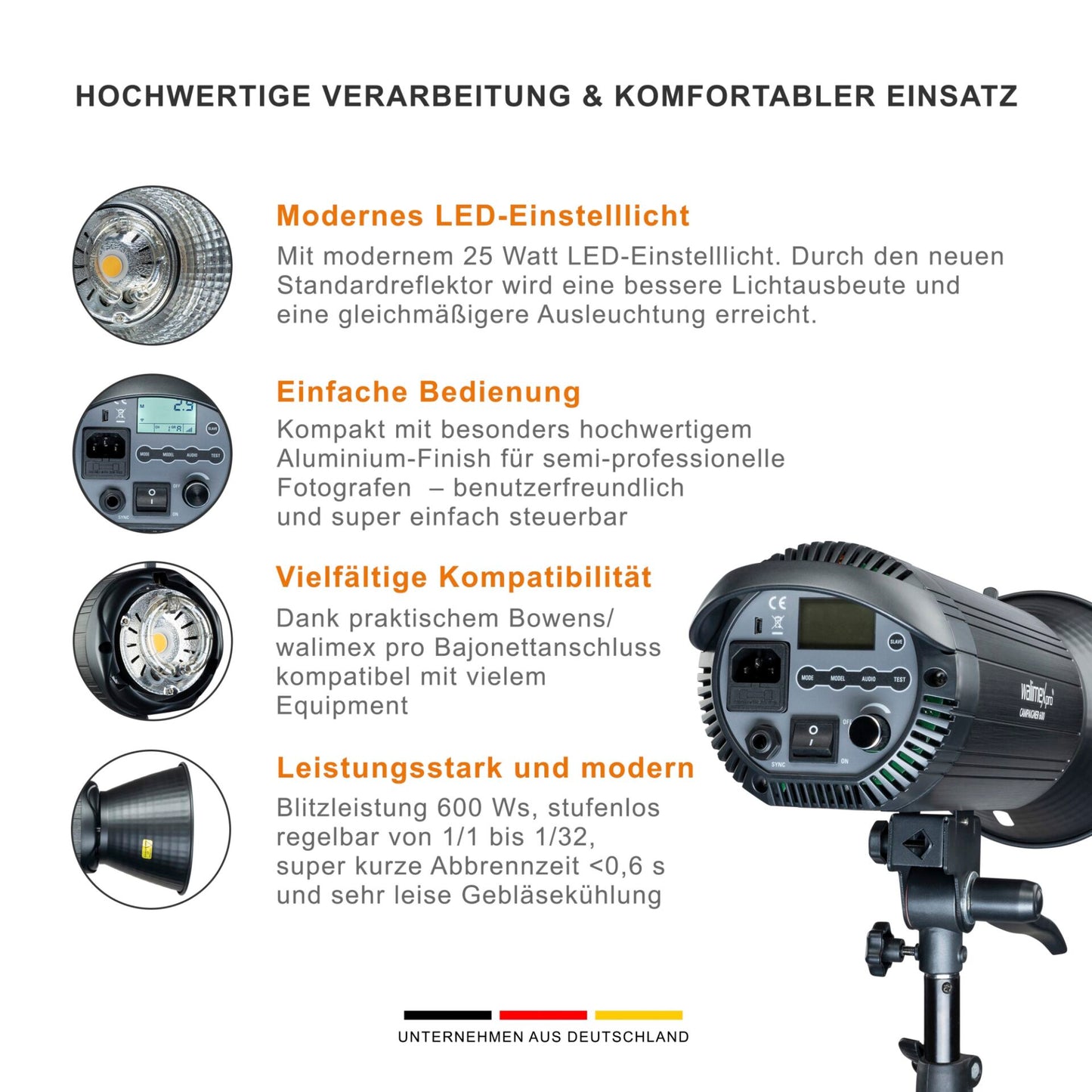 walimex pro Campaigner 600 HS Set Double