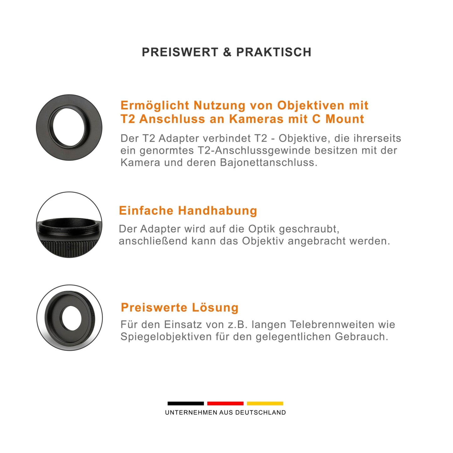 Walimex pro T2 Lens for C-Mount