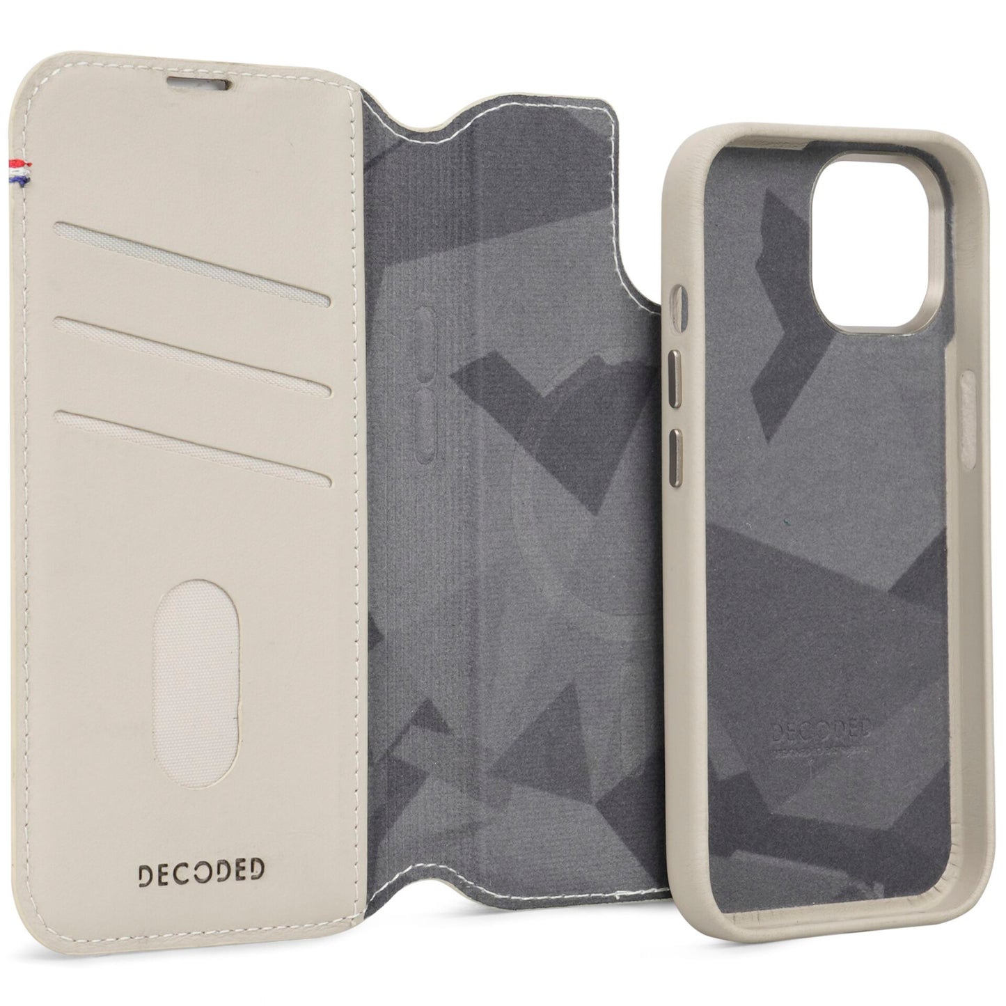 Decoded Leather Detachable Wallet for iPhone 15 Clay