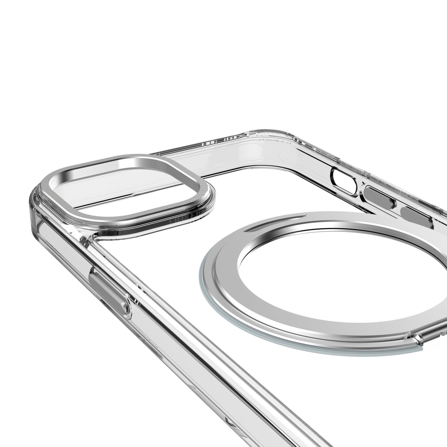 Decoded Recycled Plastic Loop Stand BackCover iP15 Plus Trans.