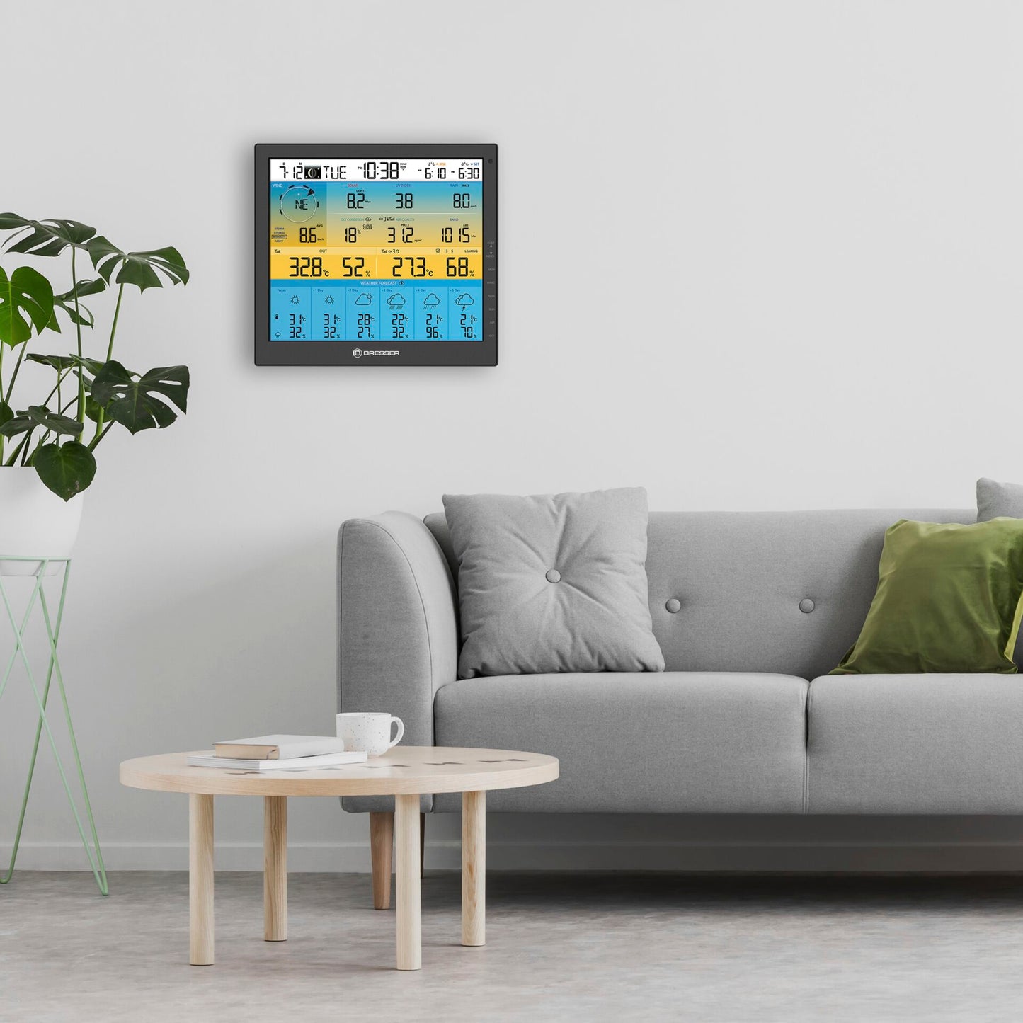 Bresser Weather Center 7-in-1 solar 6-days 4cast Pro SF