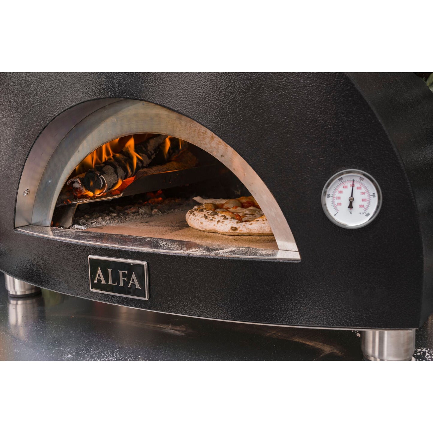 Alfa Forni Moderno 1 Pizza Wood Grey