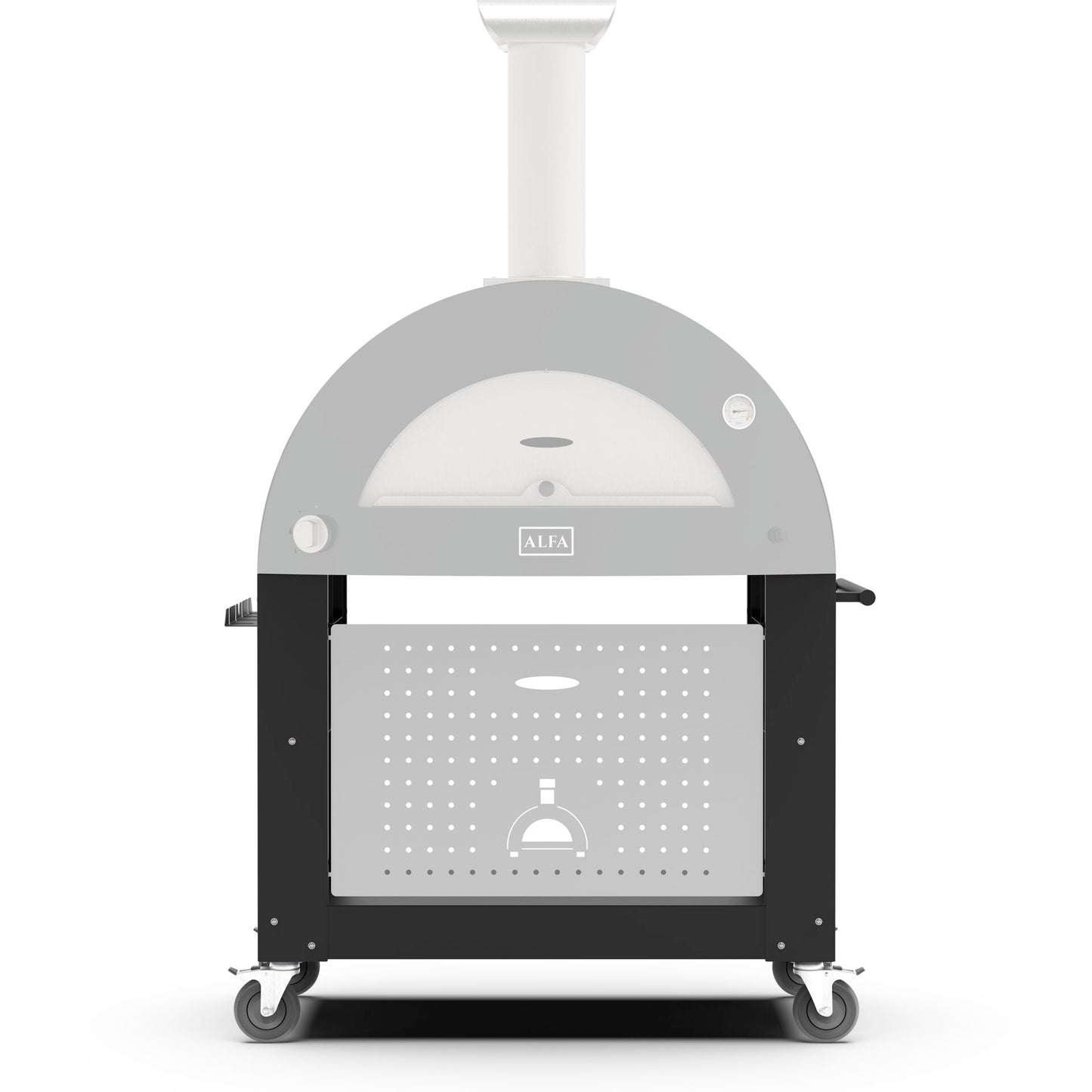 Alfa Forni Base 3 Pizze Moderno black