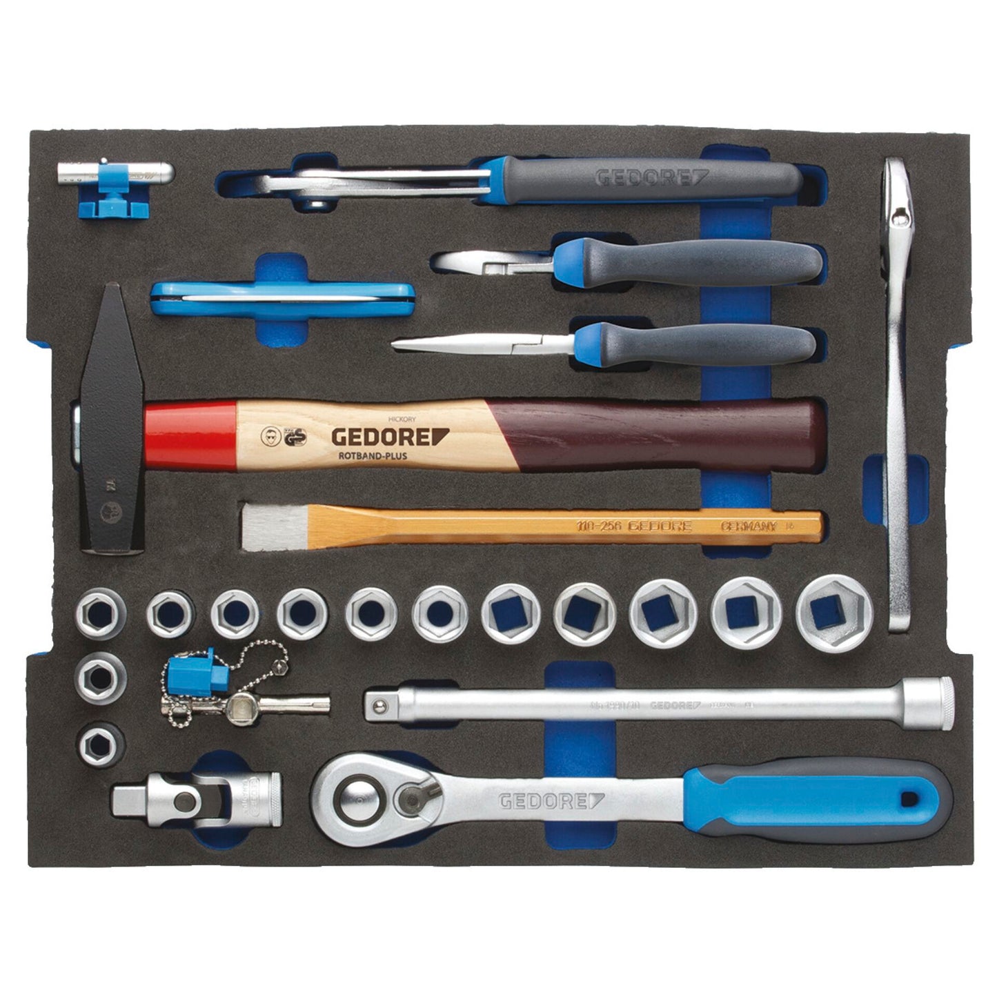 GEDORE L-BOXX 136 Hand Tools, 58-pieces