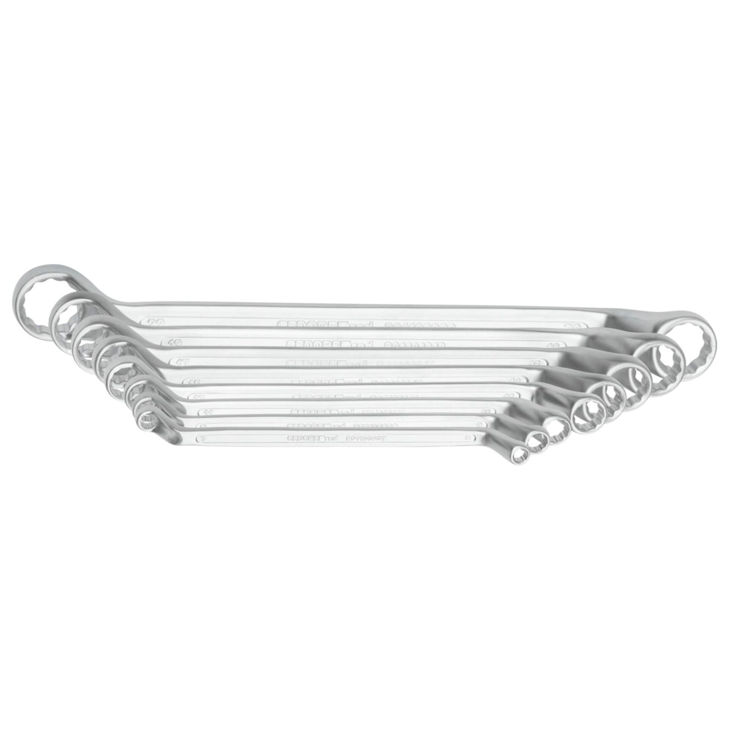 GEDORE red Double Ring End Spanner Set 12-pieces