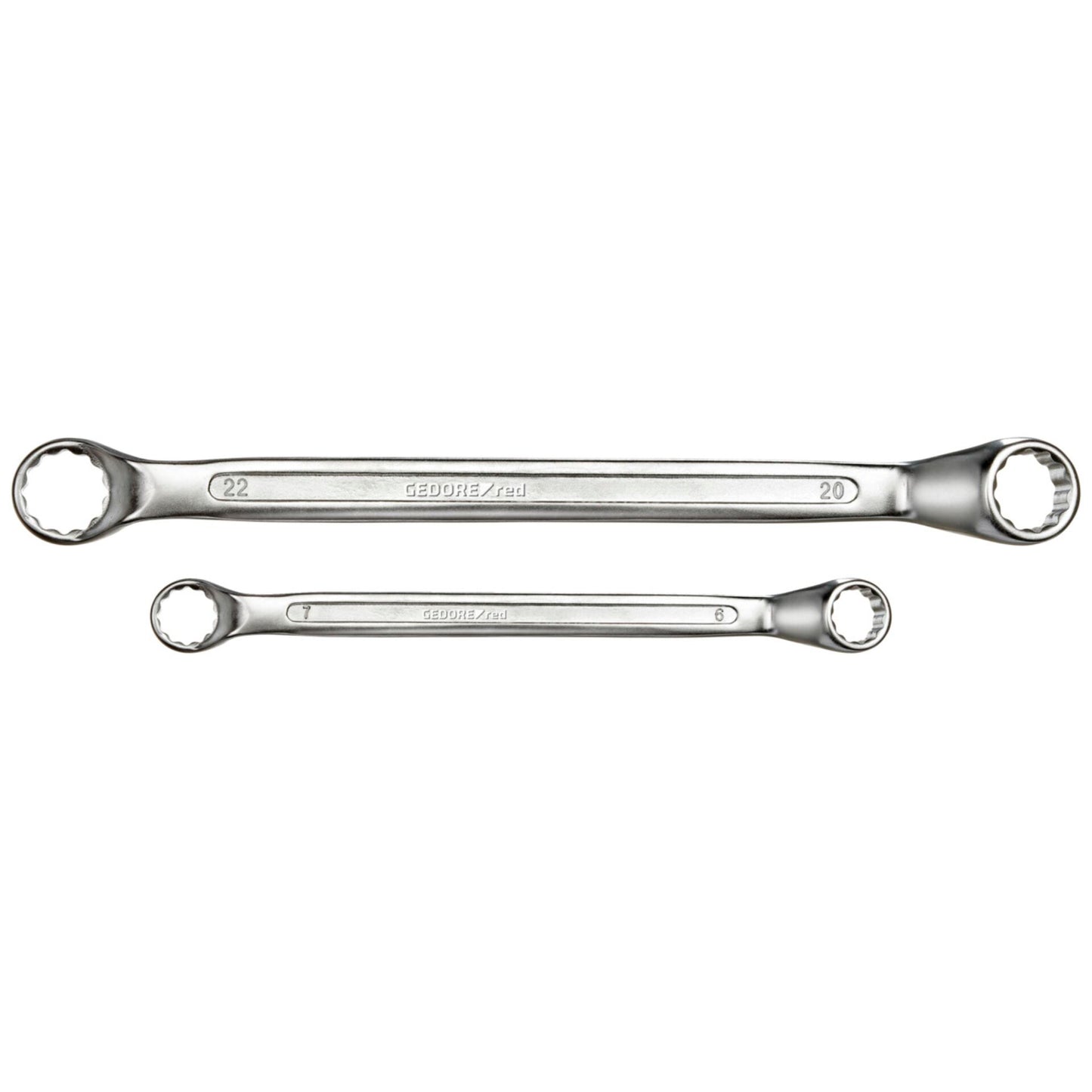 GEDORE red Double Ring End Spanner Set 12-pieces
