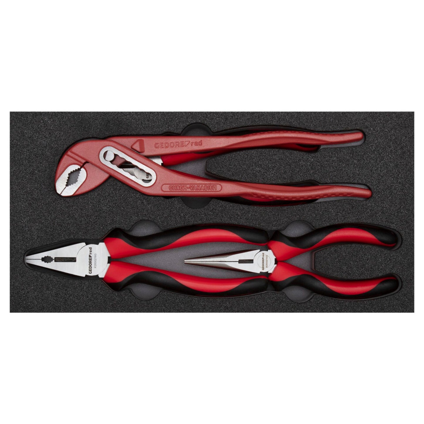 GEDORE red Pliers Set 2/6 module 4-pieces