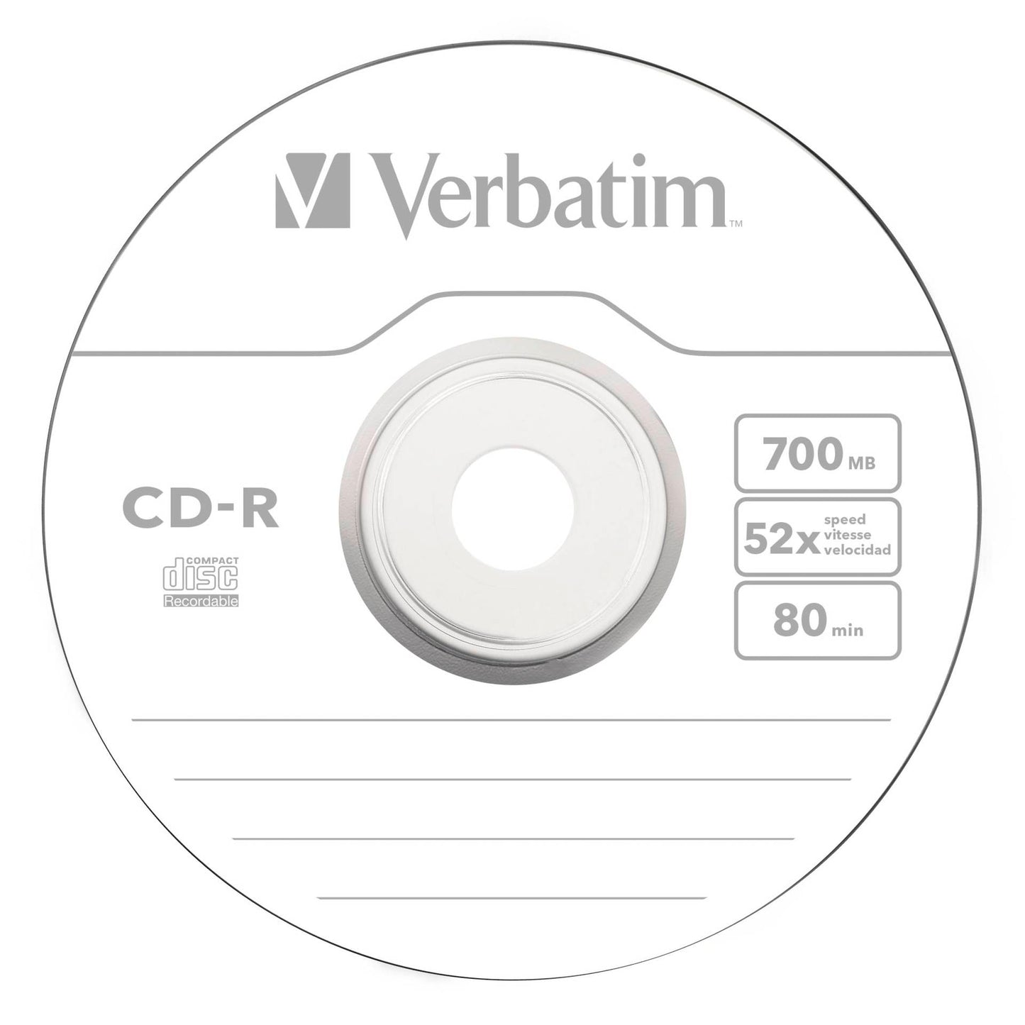 1x10 Verbatim CD-R 80 / 700MB 52x Speed Extra Protection CB