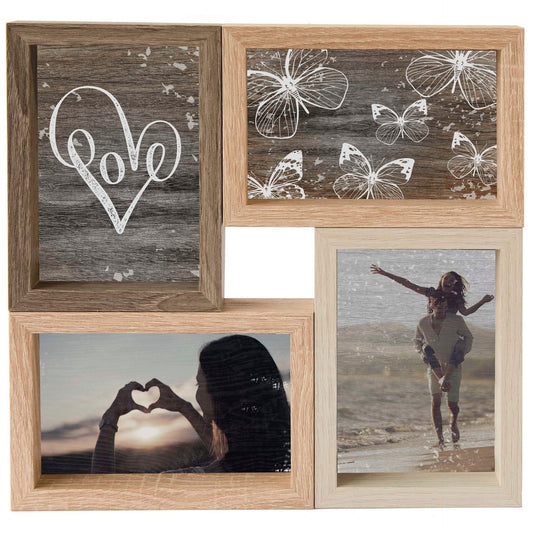 Nielsen Collage Mixed Colours 4 4x10x15 Wood Gal. bunt 8999348