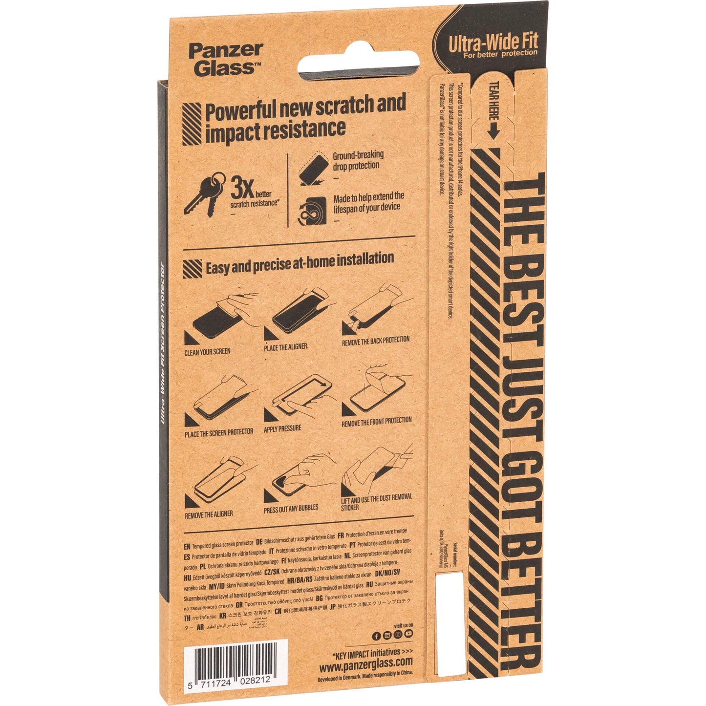 PanzerGlass Screen Protector RE:FRESH UWF iPhone 15
