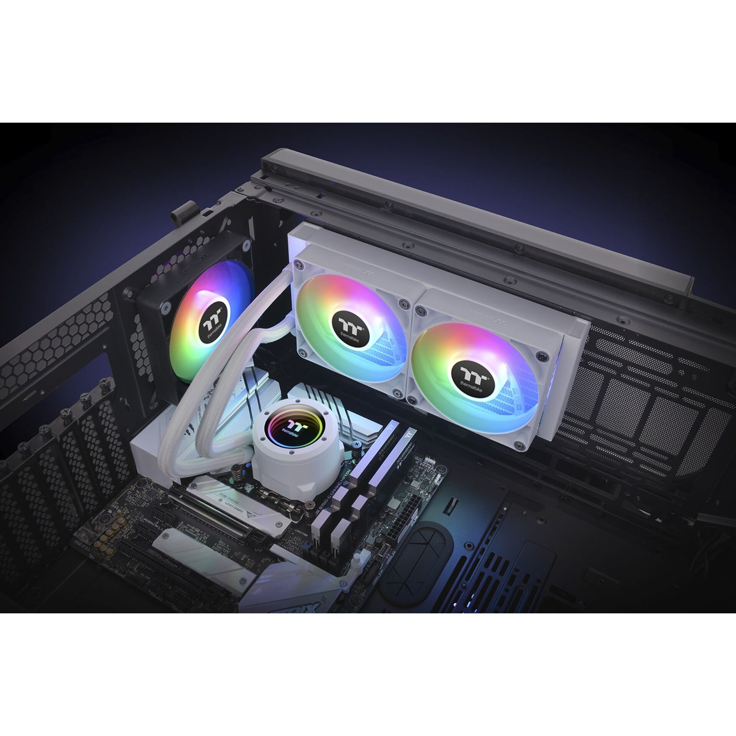 Thermaltake TH240 V2 ARGB Sync CPU Liquid Cooler Snow Edition