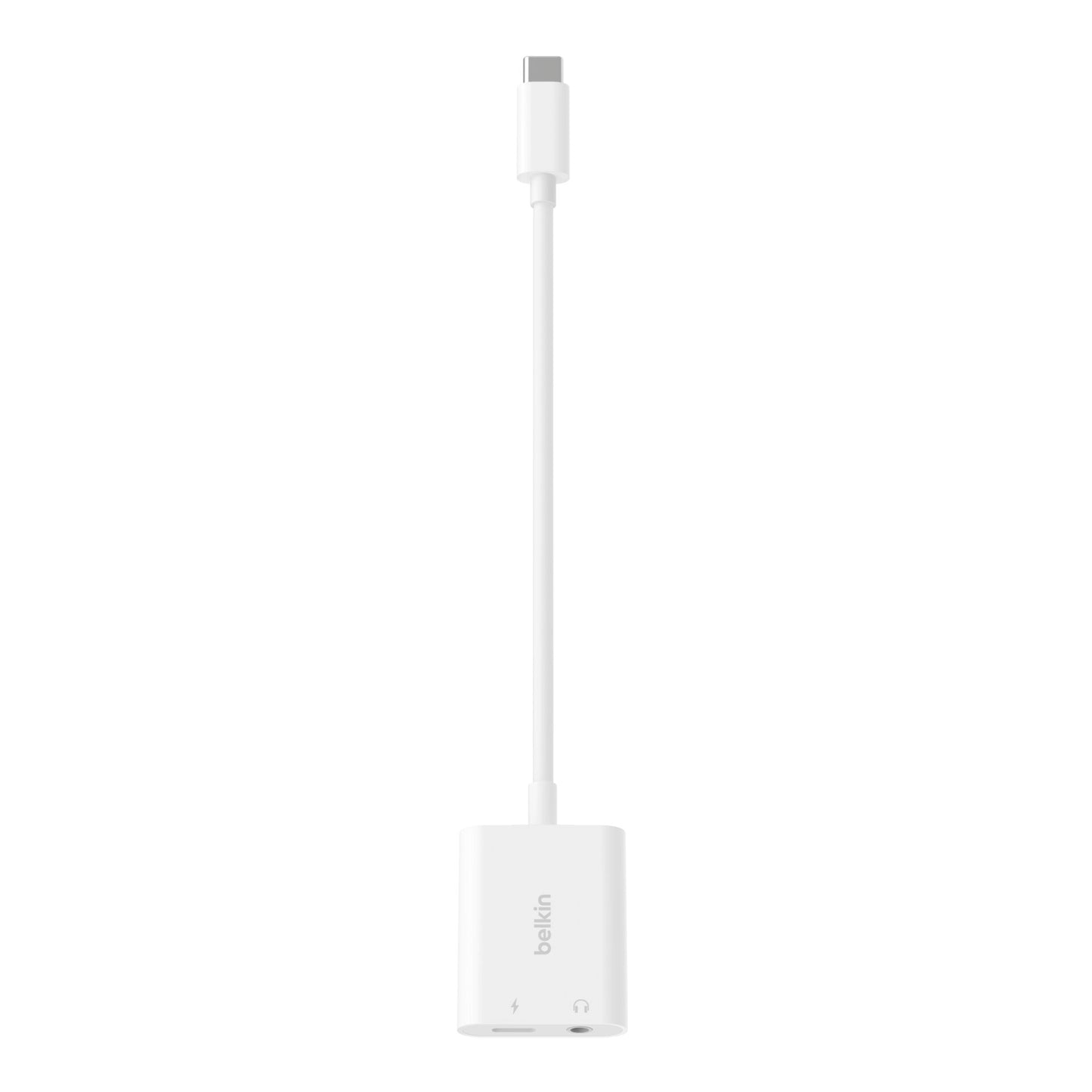 Belkin RockStar 3,5mm Audio- and USB-C Ladeadap. white NPA004btWH