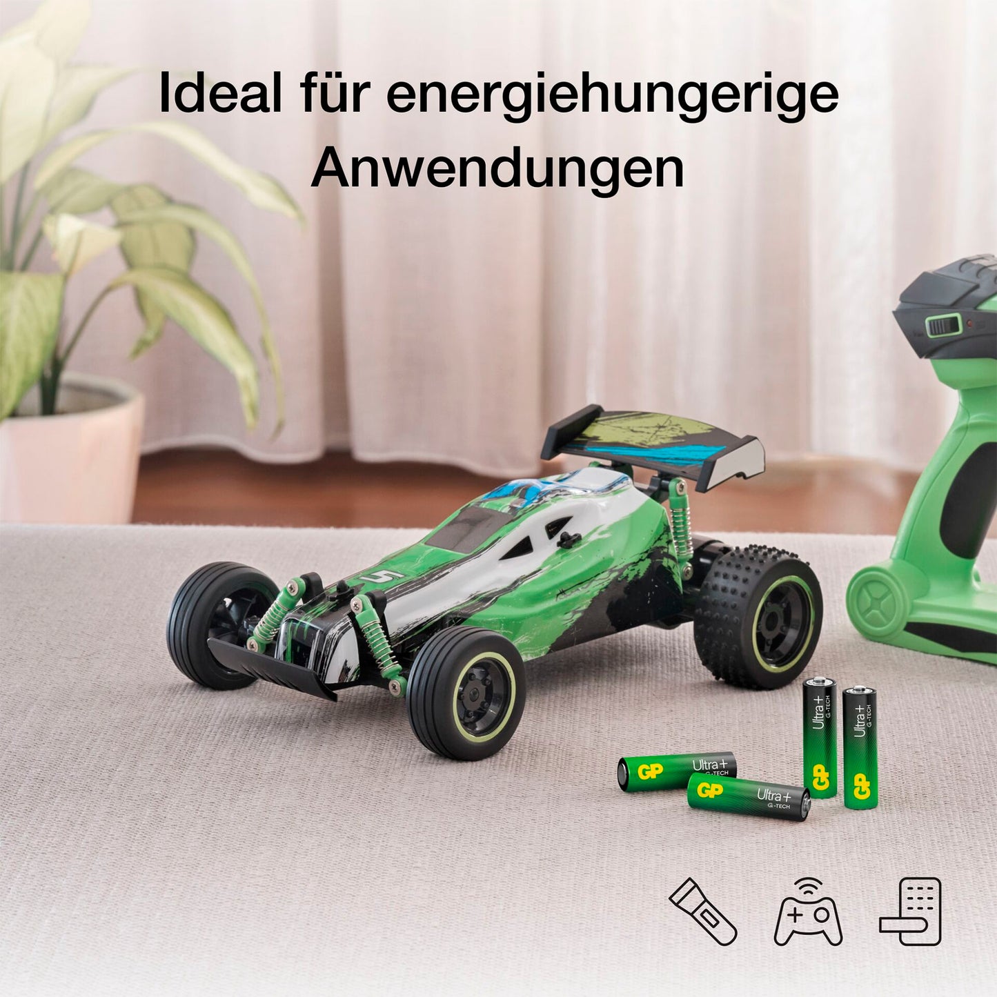 1x4 GP ULTRA PLUS Alkaline 1,5V AA Mignon LR06 03015AUPETA-B4