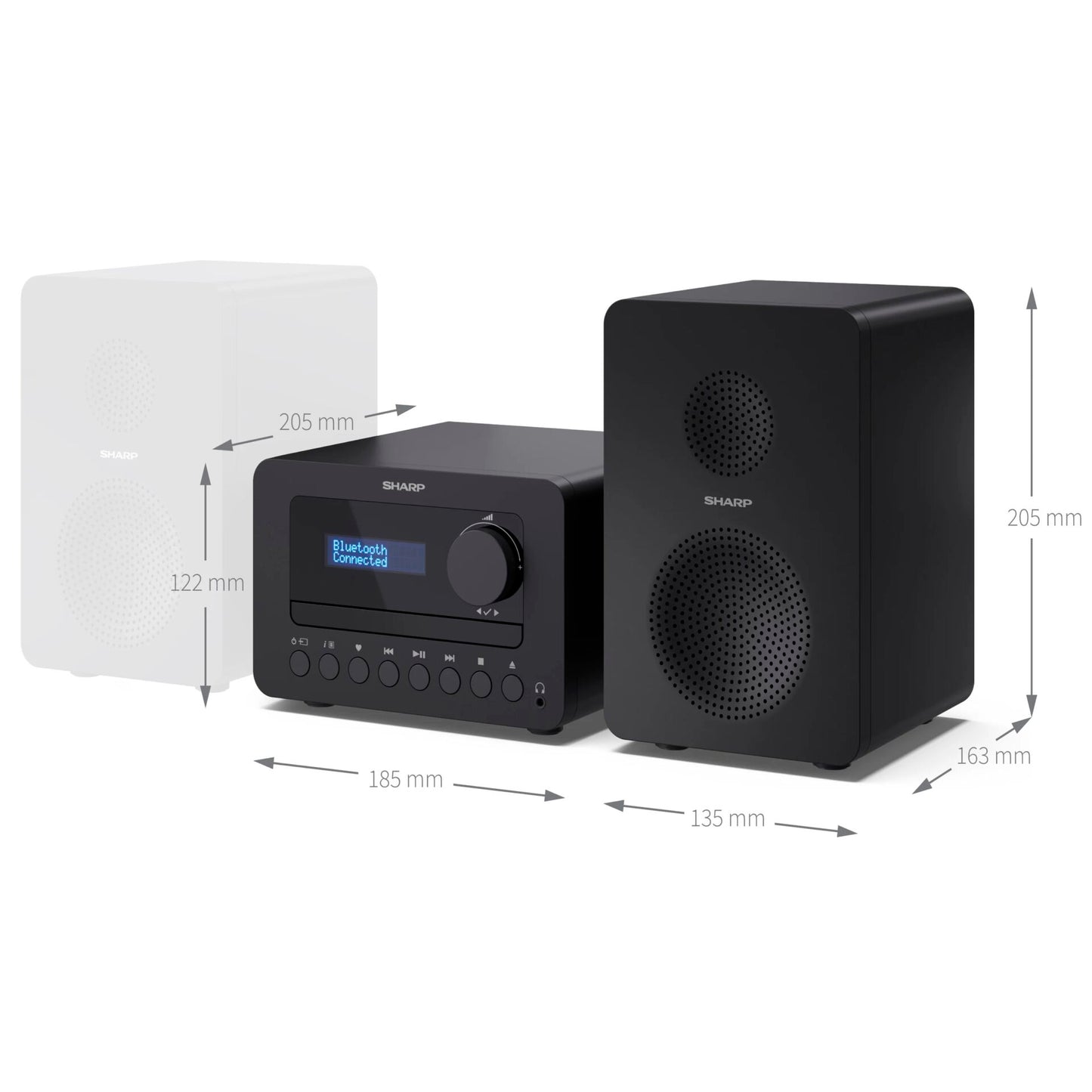 Sharp XL-B520D(BK) black
