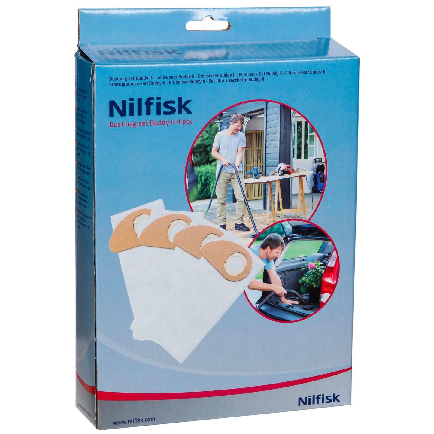 Nilfisk Dust Bag Kit for Buddy II