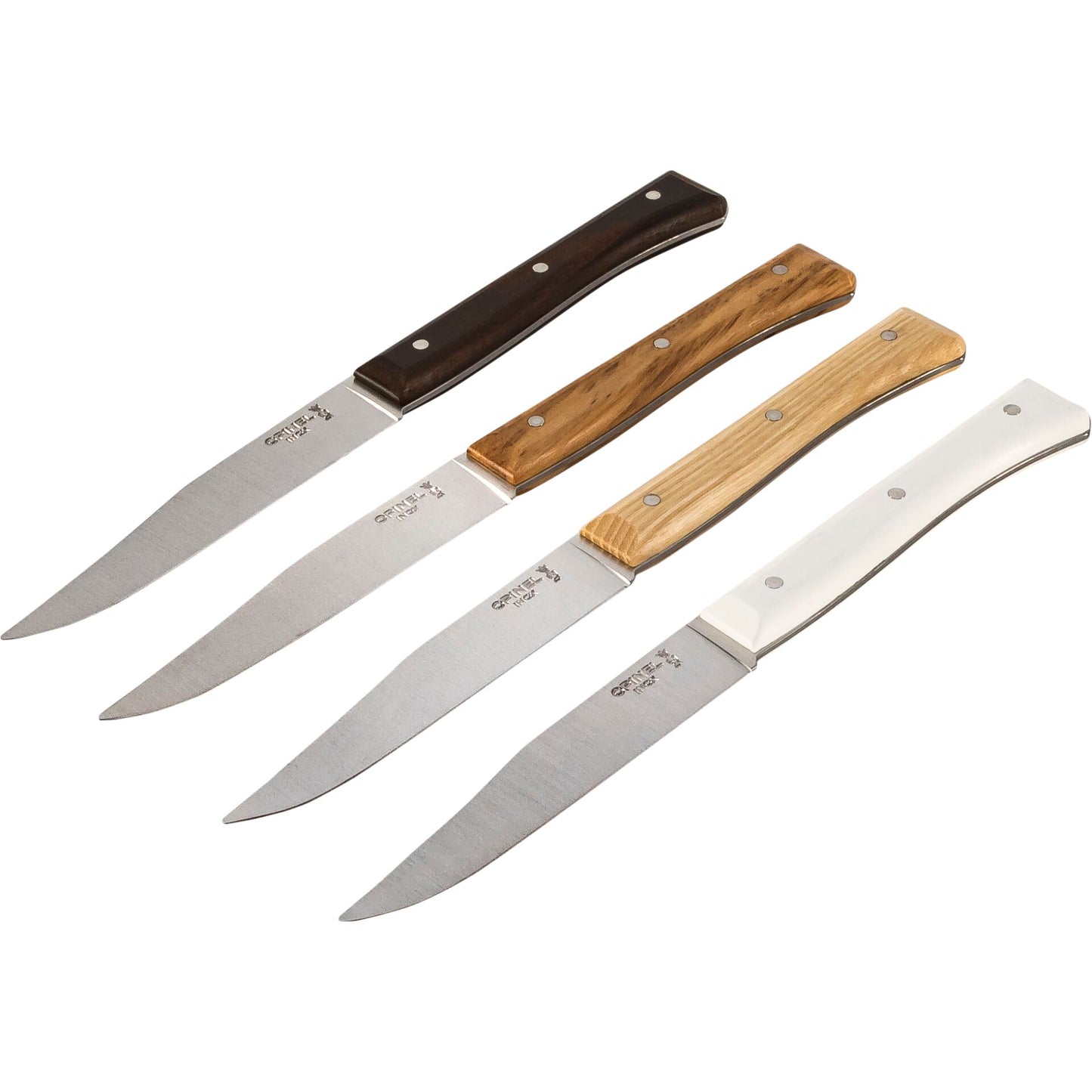 Opinel Table Knives Facette Set of 4 Mix