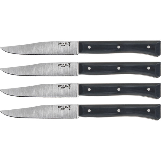 Opinel Table Knives Facette Set of 4  Slate