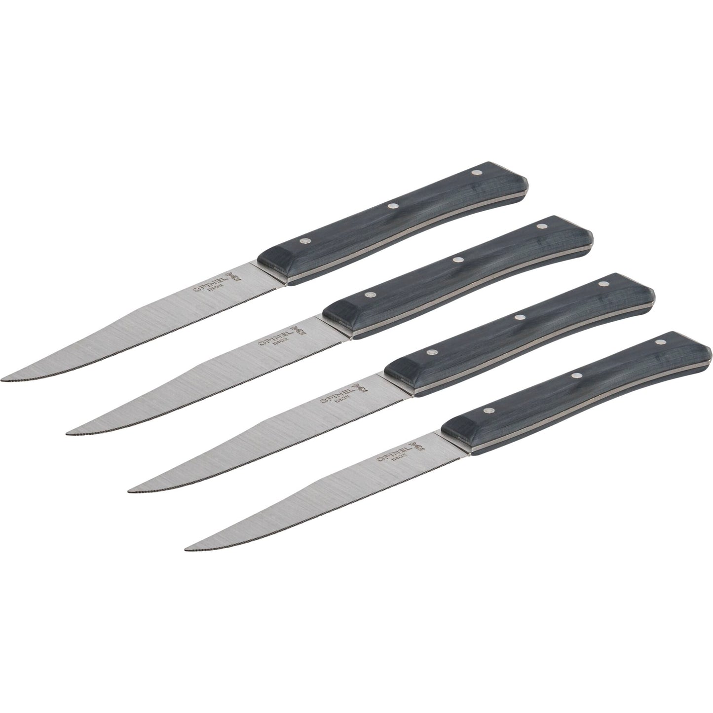 Opinel Table Knives Facette Set of 4 Slate