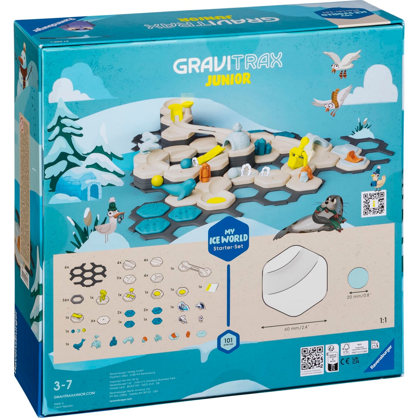 Ravensburger GraviTrax Junior Starter-Set L Ice