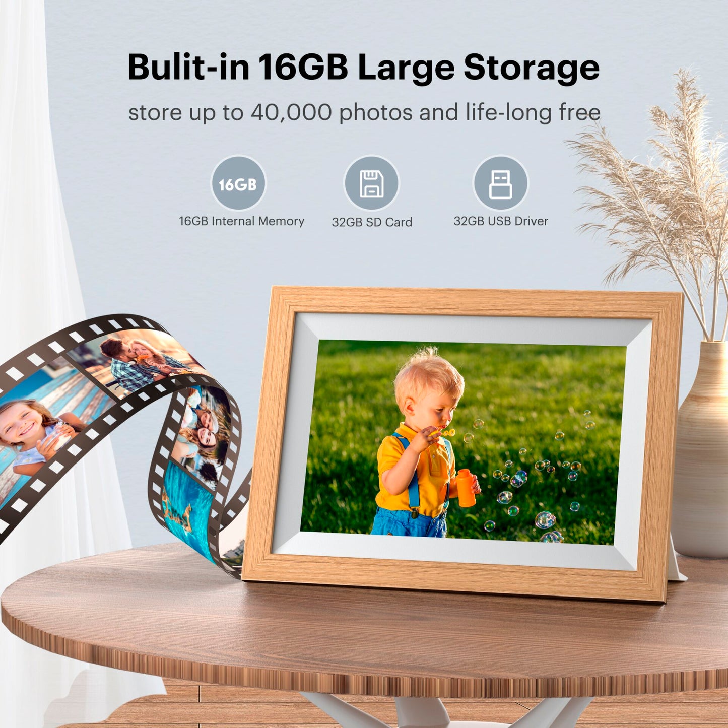 Kodak RCF-1012W WiFi wooden brown
