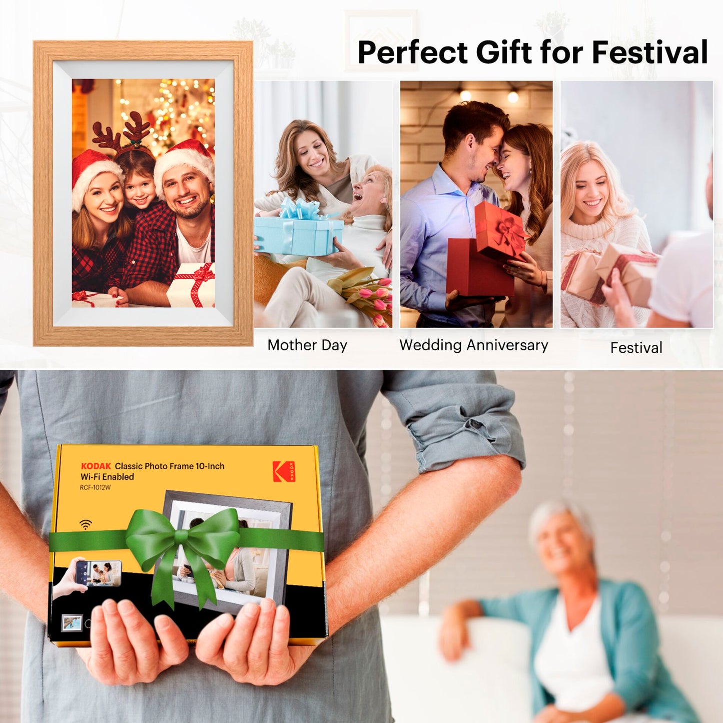 Kodak RCF-1012W WiFi wooden brown