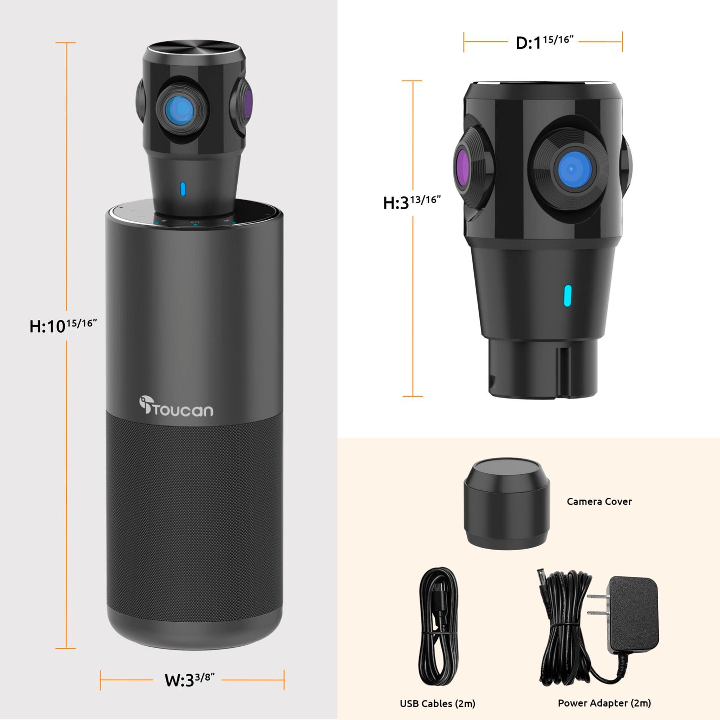 Toucan Connect Conference System Video Conferencing 360