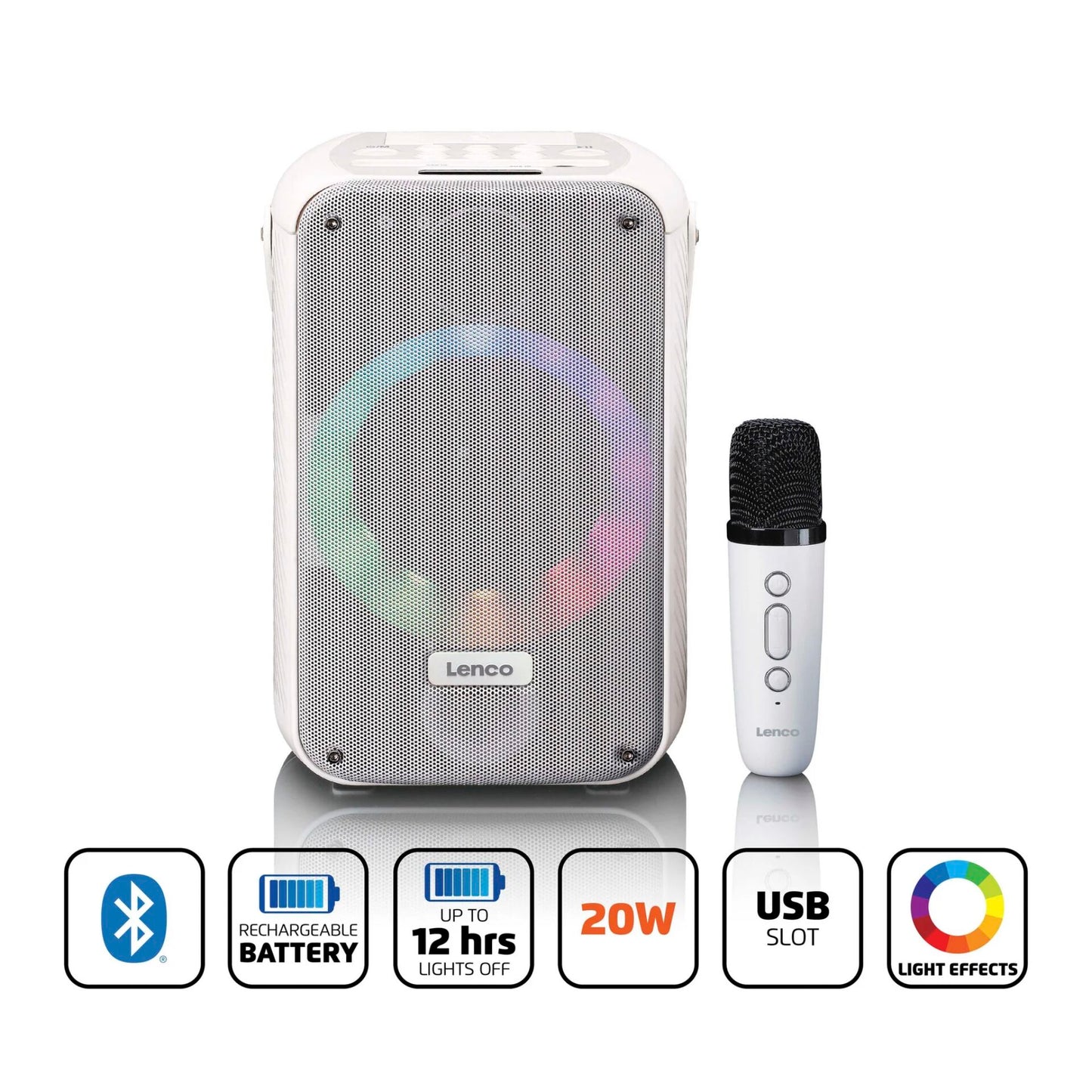 Lenco BTC-060WH white