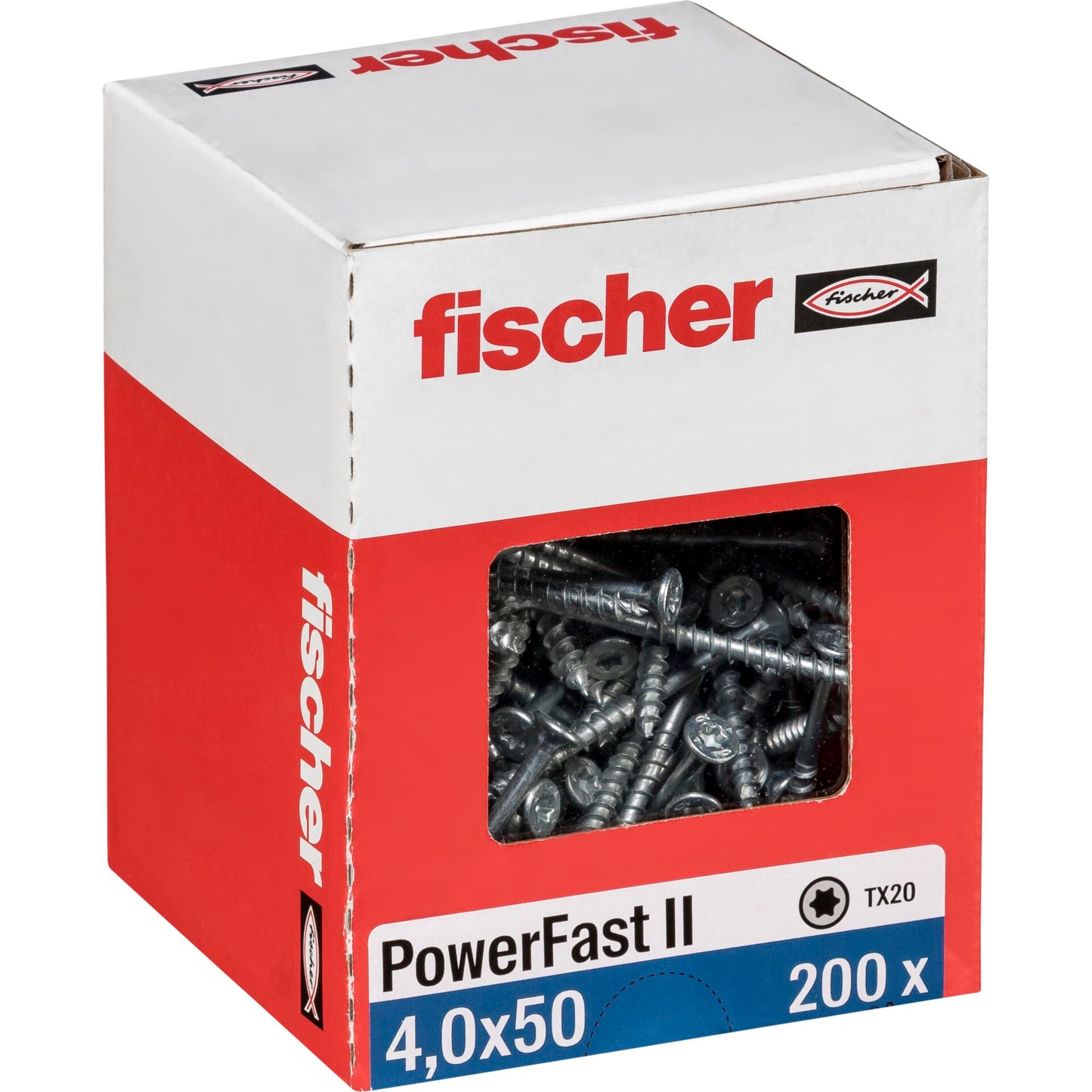 Fischer PowerFast II 4,0x50 SK TX TG blvz 200