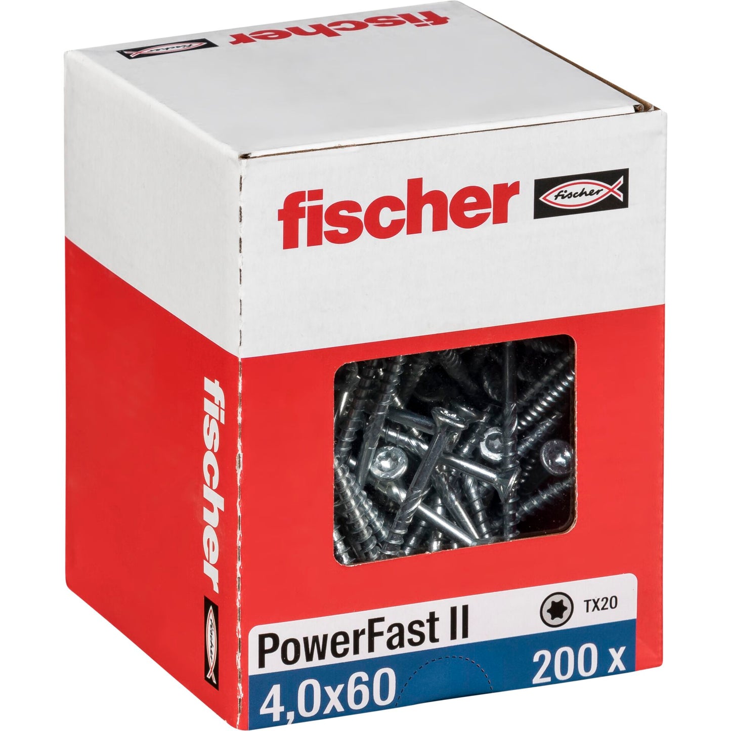 Fischer PowerFast II 4,0x60 SK TX TG blvz 200