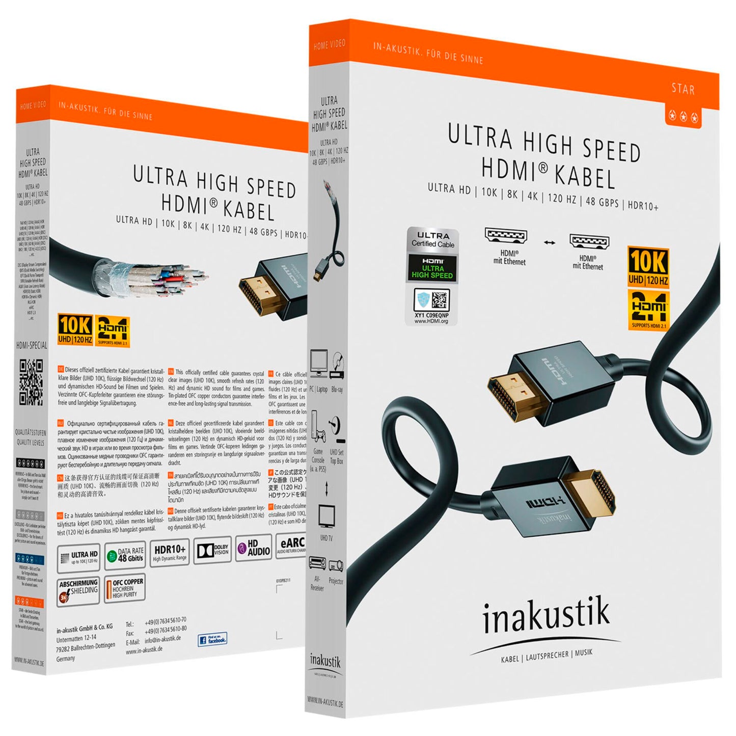 in-akustik Star II HDMI2.1 48G 2,0m